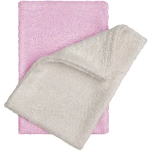 T-Tomi Bamboo Washcloth Natur + Pink washcloth 14x20 cm 2 pc #277374