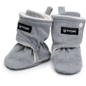 T-TOMI Booties Grey baby shoes 3-6 months Warm