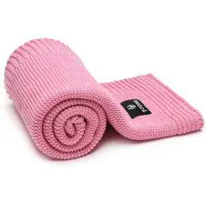 T-TOMI Knitted Blanket Pink Waves knitted blanket 80 x 100 cm 1 pc