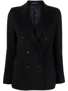 TAGLIATORE - Double-breasted Wool Blend Jacket