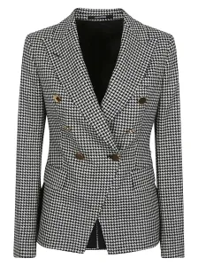 TAGLIATORE - Wool And Cashmere Blend Double-breasted Jacket