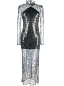 TALLER MARMO - Tina Transparent Long Dress With Sequins #1652312