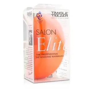 Tangle TeezerSalon Elite Professional Detangling Hair Brush - Orange Mango (For Wet & Dry Hair) 1pc
