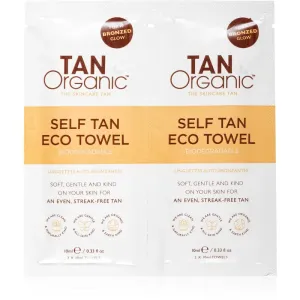 TanOrganic The Skincare Tan self-tanning wipe 2x10 ml