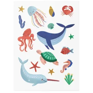 TATTonMe Temporary Tattoos Ocean tattoo for children waterproof 3 y+ 1 pc