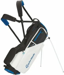 TaylorMade Flextech Waterproof White/Black/Blue Golf Bag