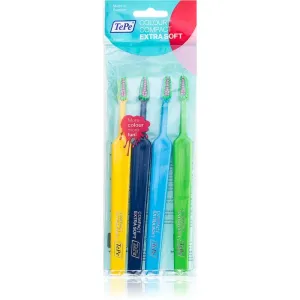 TePe Colour Compact extra soft toothbrushes 4 pc #247671