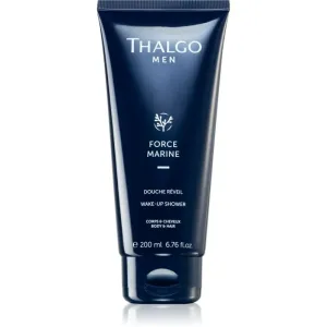 Thalgo Force Marine Wake-Up Shower energising shower gel for body and hair for men 200 ml