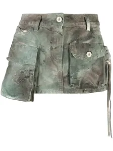 THE ATTICO - Fay Camouflage Denim Mini Skirt #1729587