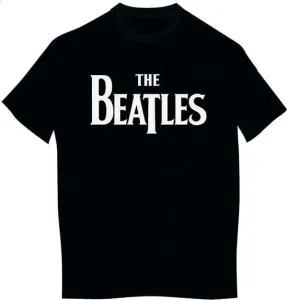 The Beatles T-Shirt Drop T Logo Black 2XL