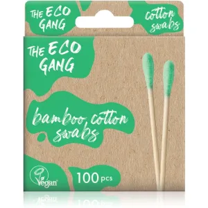 The Eco Gang Bamboo Cotton Swabs cotton buds colour Green 100 pc
