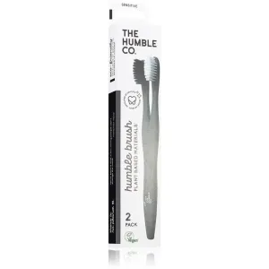 The Humble Co. Brush Plant Sensitive natural toothbrush ultra soft 2 pc