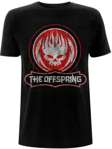 The Offspring T-Shirt Distressed Skull Black XL