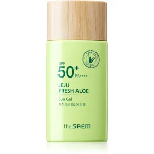 The Saem Jeju Fresh Aloe Sun sunscreen gel with aloe vera SPF 50+ 50 g