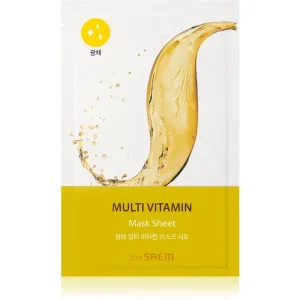 The Saem Bio Solution Multi Vitamin brightening and revitalising sheet mask 20 g