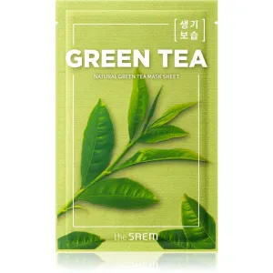 The Saem Natural Mask Sheet Green Tea moisturising and soothing sheet mask 21 ml