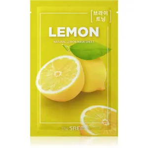 The Saem Natural Mask Sheet Lemon Brightening and Moisturising Sheet Mask 21 ml