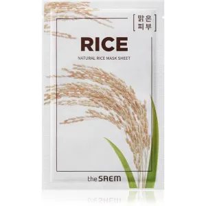 The Saem Natural Mask Sheet Rice moisturising and smoothing sheet mask 21 ml