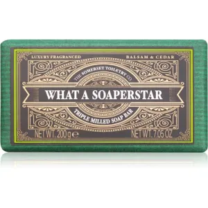 The Somerset Toiletry Co. Distinguished Gentlemen Soap Bar Bar Soap for Men Balsam & Cedar 200 g