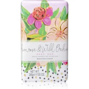The Somerset Toiletry Co. Painted Blooms Soap Soap Bar bar soap for the body Primrose & Wild Orchid 200 g