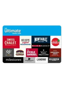 The Ultimate Dining Gift Card 100 CAD Key CANADA