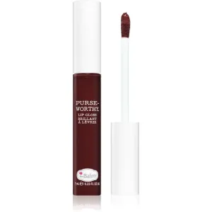 theBalm Purseworthy hydrating lip gloss with shea butter shade Satchel 7 ml