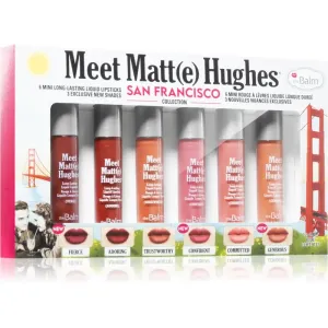 theBalm Meet Matt(e) Hughes Mini Kit San Francisco liquid lipstick set with long-lasting effect #287055