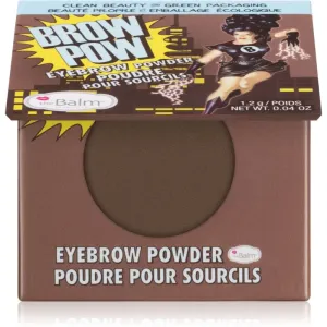 theBalm Browpow® eyebrow powder in a practical magnetic case shade Dark Brown 1,2 g