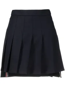 THOM BROWNE - Rwb Pleatet Wool Skirt #1698276