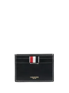 THOM BROWNE - Leather Single Credit Card Case