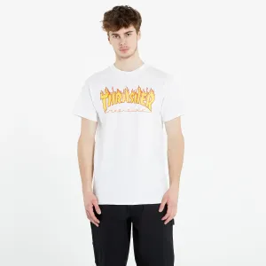 Thrasher Flame Logo T-Shirt White #1784198