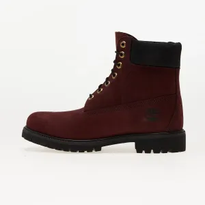 Timberland 6 Inch Lace Up Waterproof Boot Burgundy #1681804