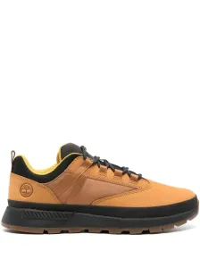 TIMBERLAND - Logoed Leather Sneakers