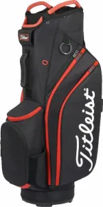 Titleist Cart 14 Black/Black/Red Golf Bag