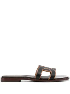 TOD'S - Leather Flat Sandals