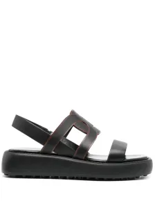 TOD'S - Leather Platform Sandals #1802822