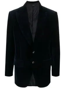 TOM FORD - Single-breasted Velvet Jacket #1807965