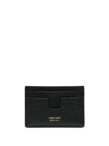 TOM FORD - T Line Leather Credit Card Case