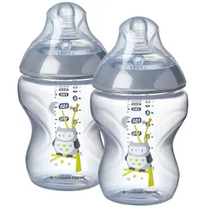 Tommee Tippee Closer To Nature Anti-colic Ollie and Pip baby bottle Slow Flow 0m+ 2x260 ml