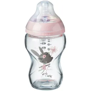 Tommee Tippee C2N Closer to Nature Pink baby bottle Glass 0m+ 250 ml