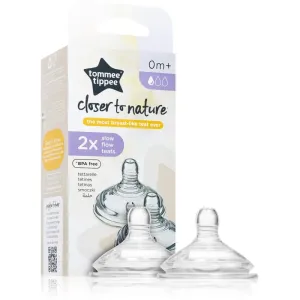 Tommee Tippee Natural Start Anti-Colic Teat baby bottle teat Slow Flow 0m+ 2 pc