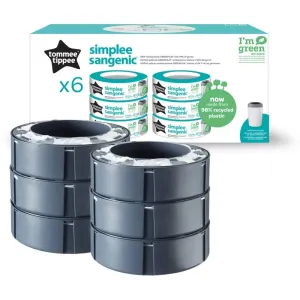 Tommee Tippee Simplee refill cassette 6 pc