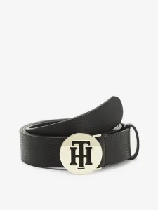 Tommy Hilfiger Round Belt 3.0 Belt Black #239602