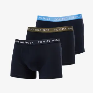 Tommy Hilfiger Recycled Essentials 3 Pack Trunks Wb Army Green/ Hydro Blue/ Desert Sky #723455