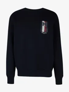 Tommy Hilfiger Emblem Crewneck Sweatshirt Blue #1892856