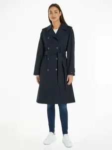 Tommy Hilfiger Cotton Classic Trench Coat Blue