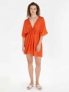 Tommy Hilfiger Cover Up Short Dress SS Dresses Orange