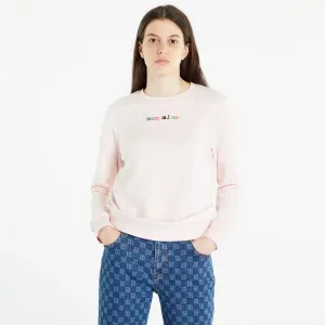 Tommy Jeans Regular Color Serif Sweatshirt Faint Pink #1250758