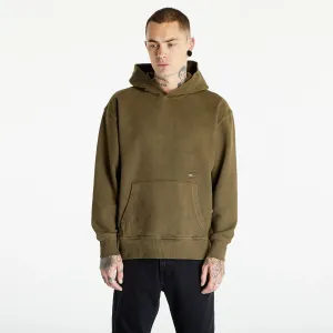 Tommy Jeans Relaxed Tonal Badge Hoodie Drab Olive Green #1718145