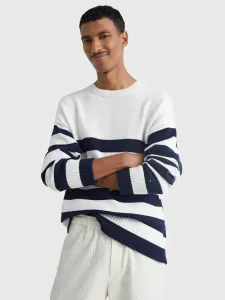 Tommy Hilfiger Breton Sweater White